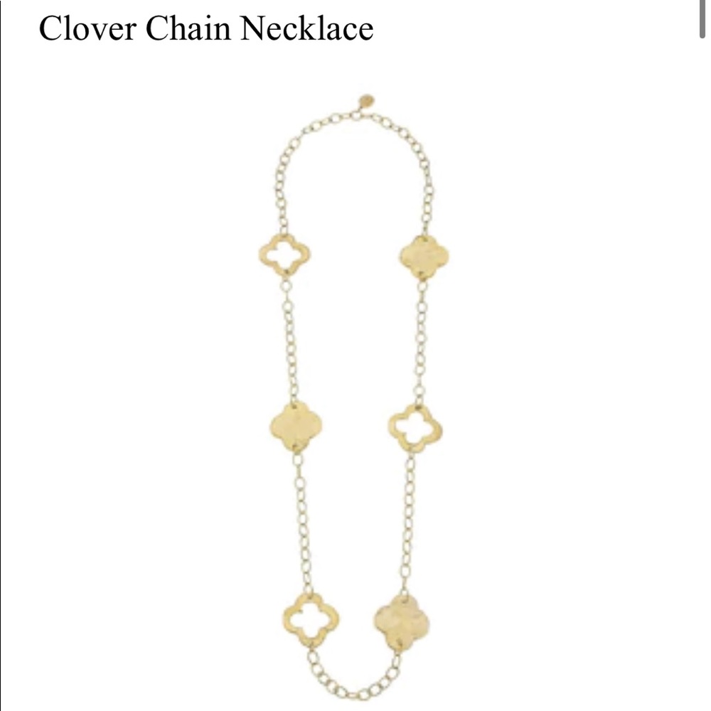 Susan Shaw 30” Clover Necklace - Like New